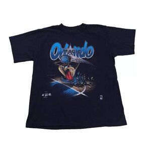 Nba Orlando Magic Taz 90s Vintage T-shirt Looney Tunes Changes Size L Shaq